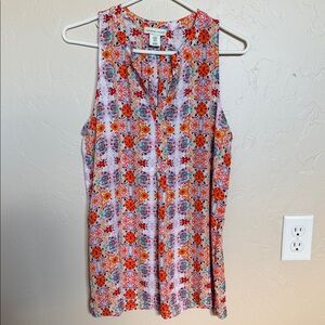 Adrienne Vittadini Multicolor Floral Blouse